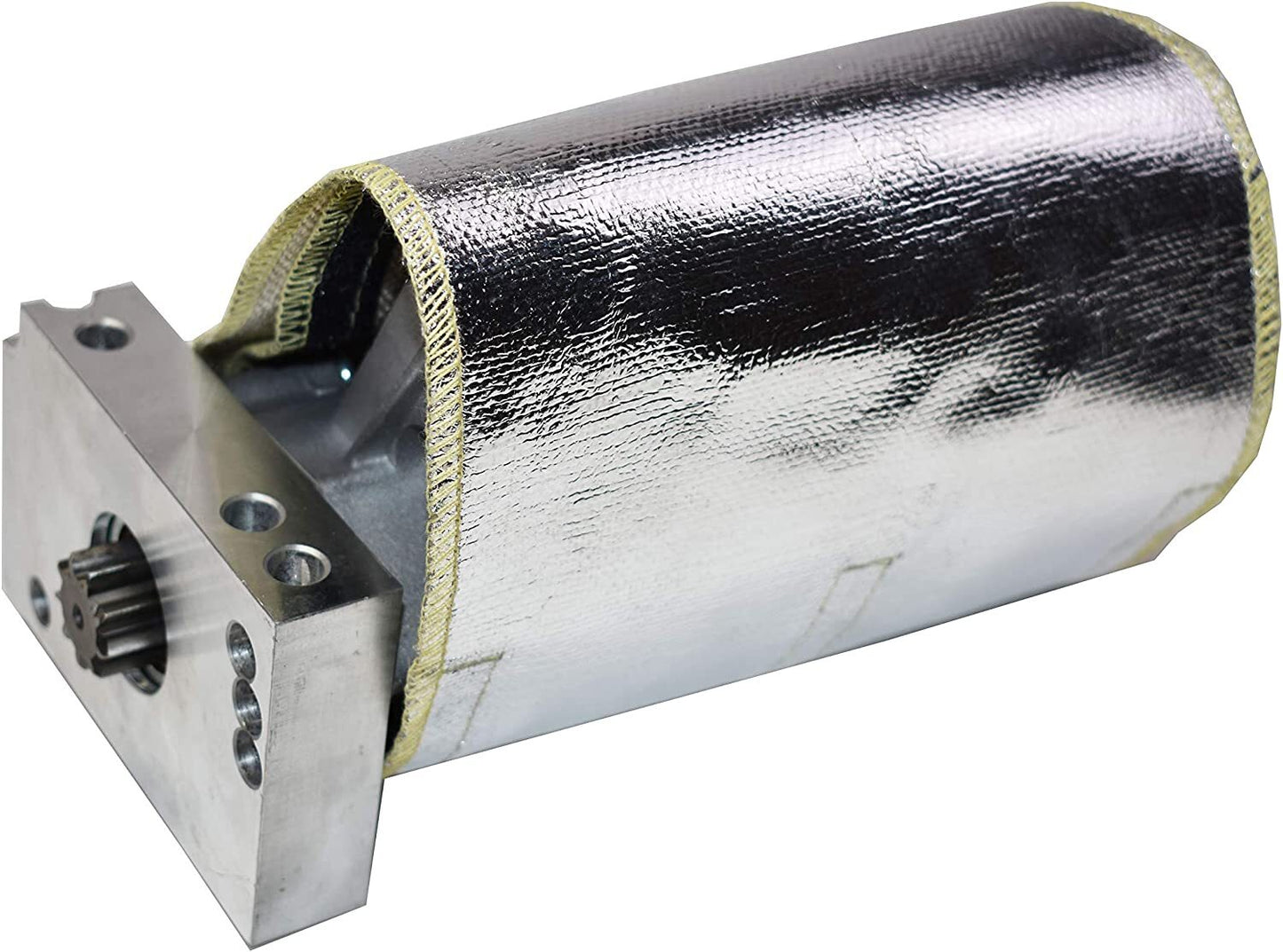 Thermal barrier cover with enclosed insulation and high-temperature aluminum plating protection