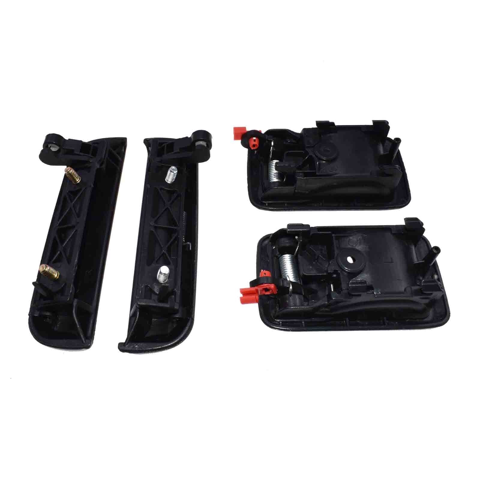 4-piece black exterior door handle, front left handle, suitable for 95-98 Terrace n