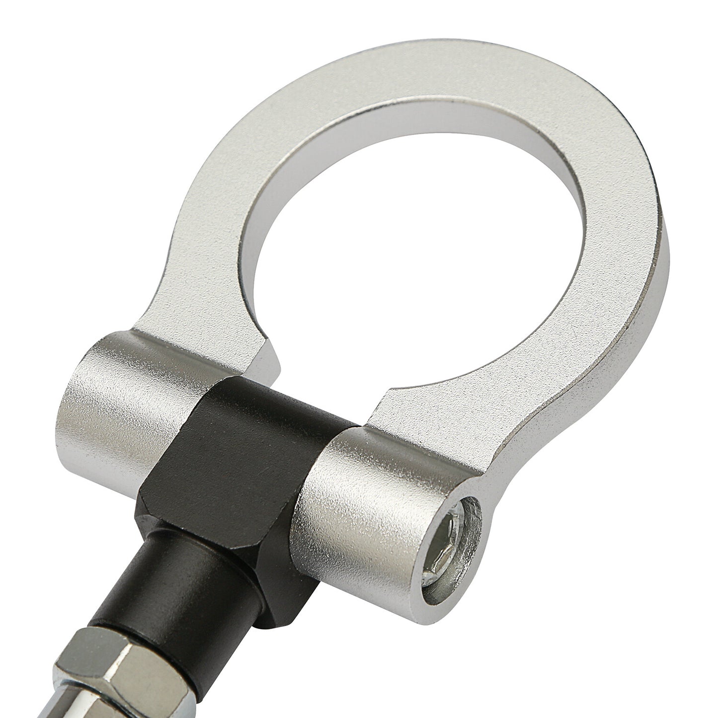 Sprot Silver Aluminum Front Tractive Hook Tow Hook for 2002-2007 for Subaru for Impreza Q
