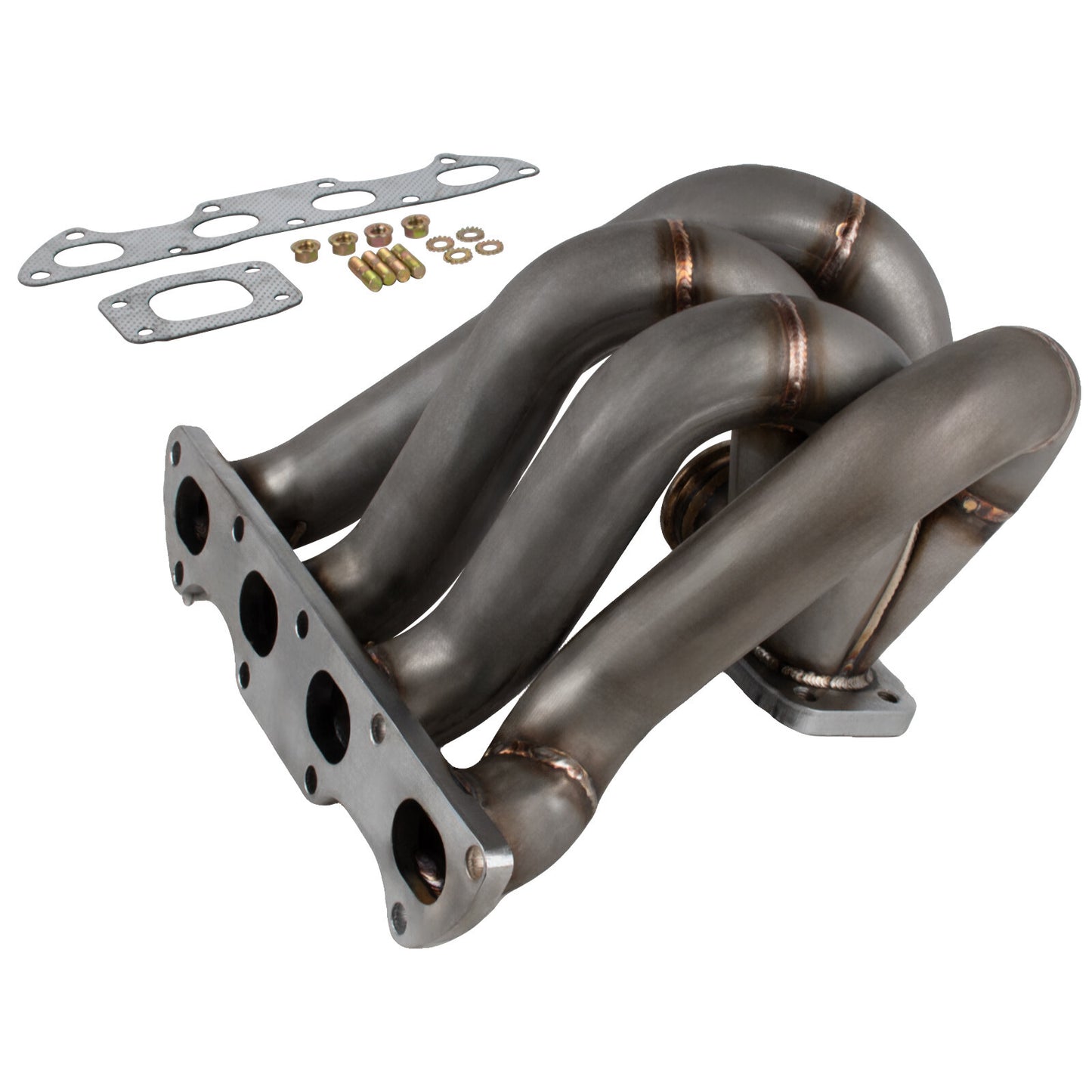 for HONDA for CIVIC B16 B18 HP SERIES EQUAL LENGTH T3 TURBO MANIFOLD w/ Gasket Kit