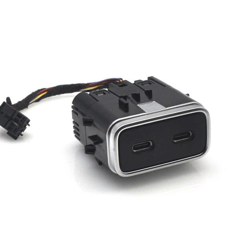 TypeC USB charger Port Socket Plug Rear Centre Console for Mercedes GLE GLS W167 v