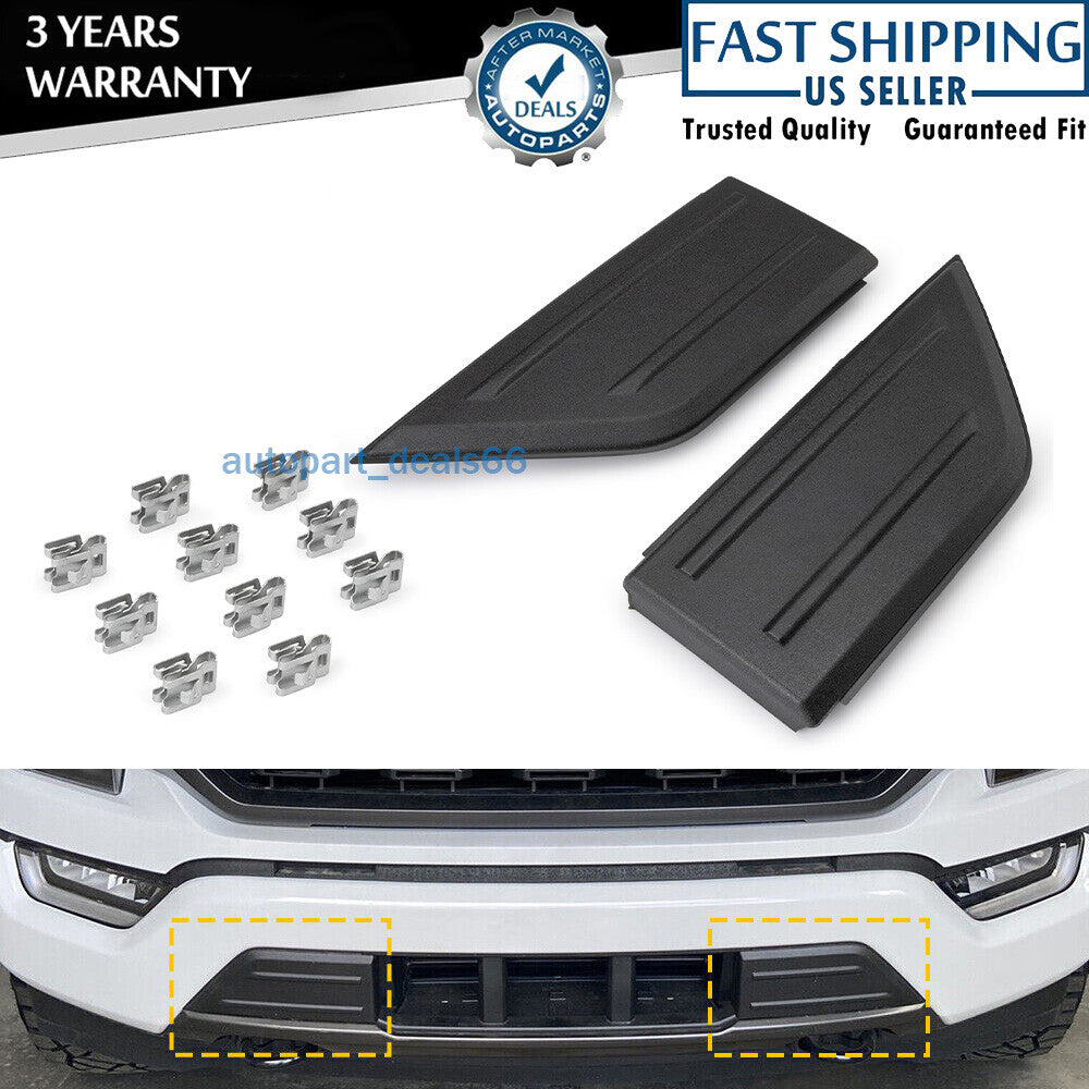 2x Front Bumper Corner Panel Cover Trim Left+Right For 2021-2023  for ford  F150 F-150