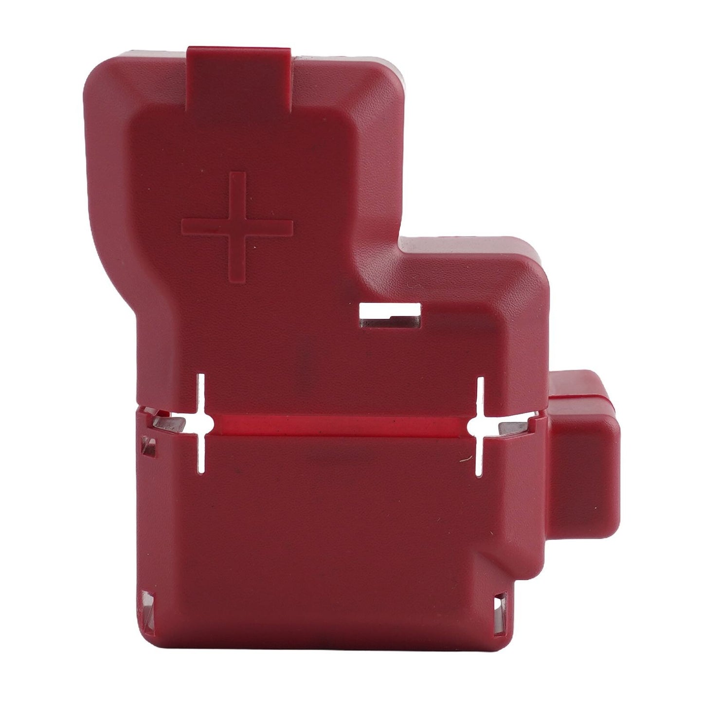 new 24345-7991B positive terminal cover, red, suitable for Nissan SUVs and trucks.