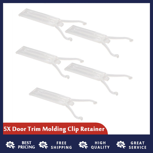 Suitable for 1980-1990 for Chevrolet Caprice Classic Wide Chrome Molded Clips (5 pieces/set)