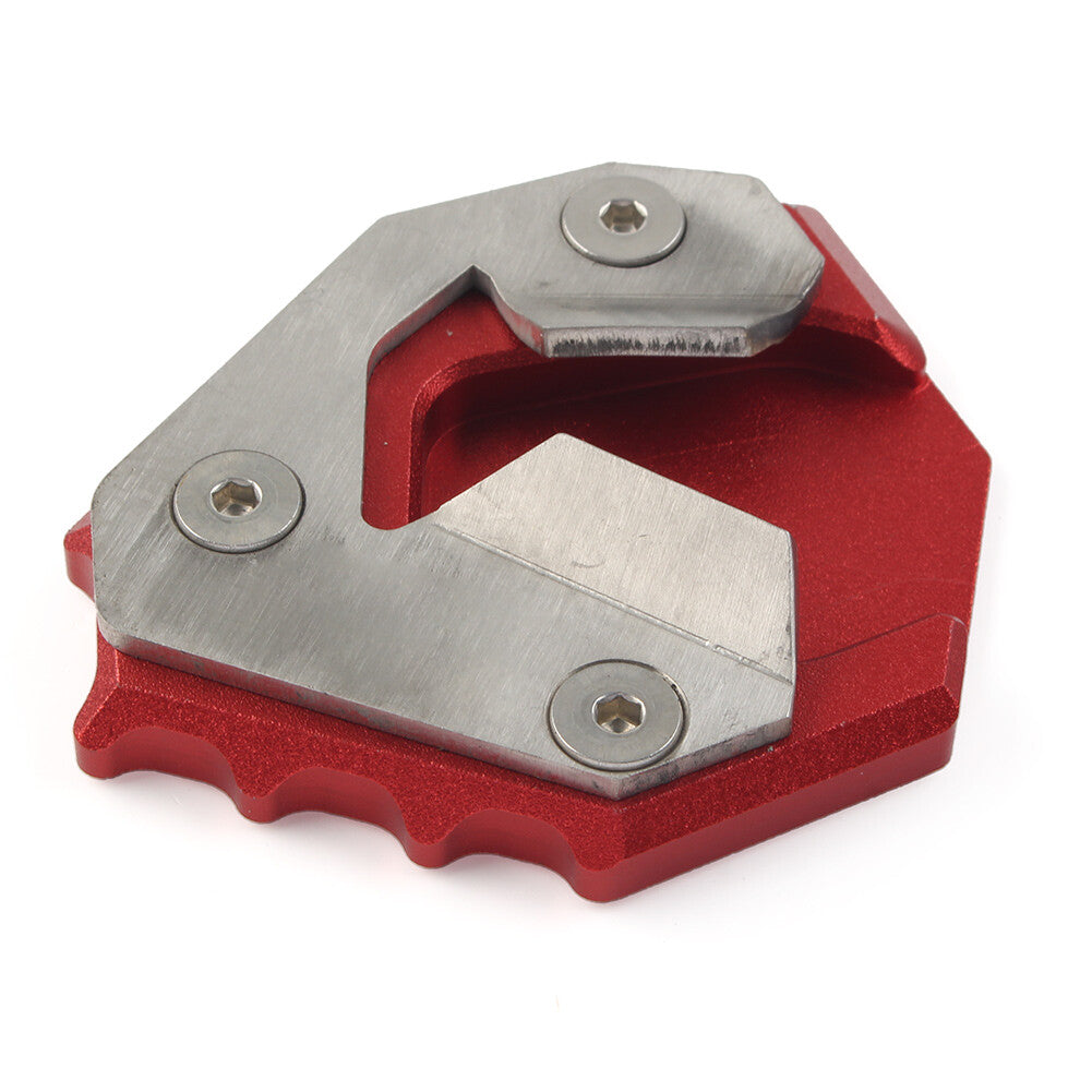 for BMW S1000XR 2014-2018 Kickstand Side Stand Enlarger Foot Support Plate Red