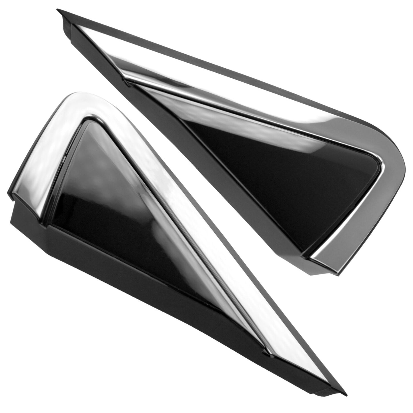 1 Pair Front LeftRight Mirror Corner Triangle Molding Fender for Nissan Murano