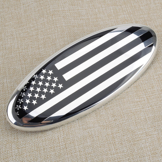 9inch  for ford  F150 F250 American Flag Front Grille Tailgate Oval Badge Emblem