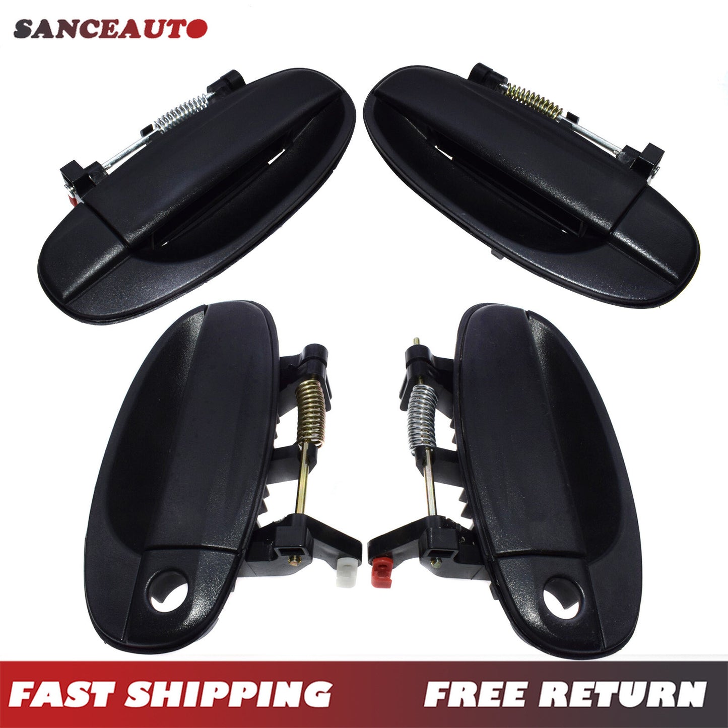 2004 - 2008 Aveo: Front and rear left/rear exterior door handles n