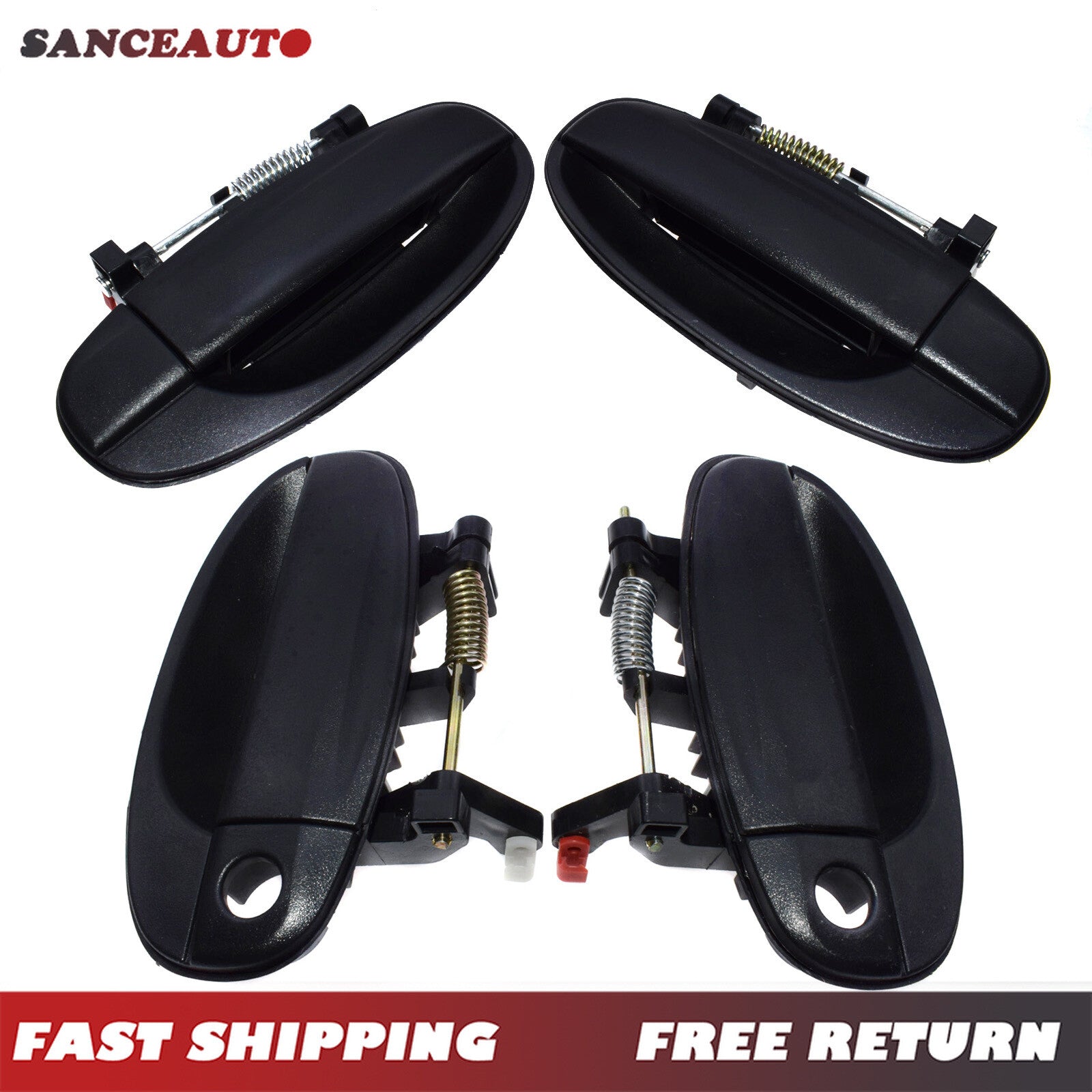 2004 - 2008 Aveo: Front and rear left/rear exterior door handles n