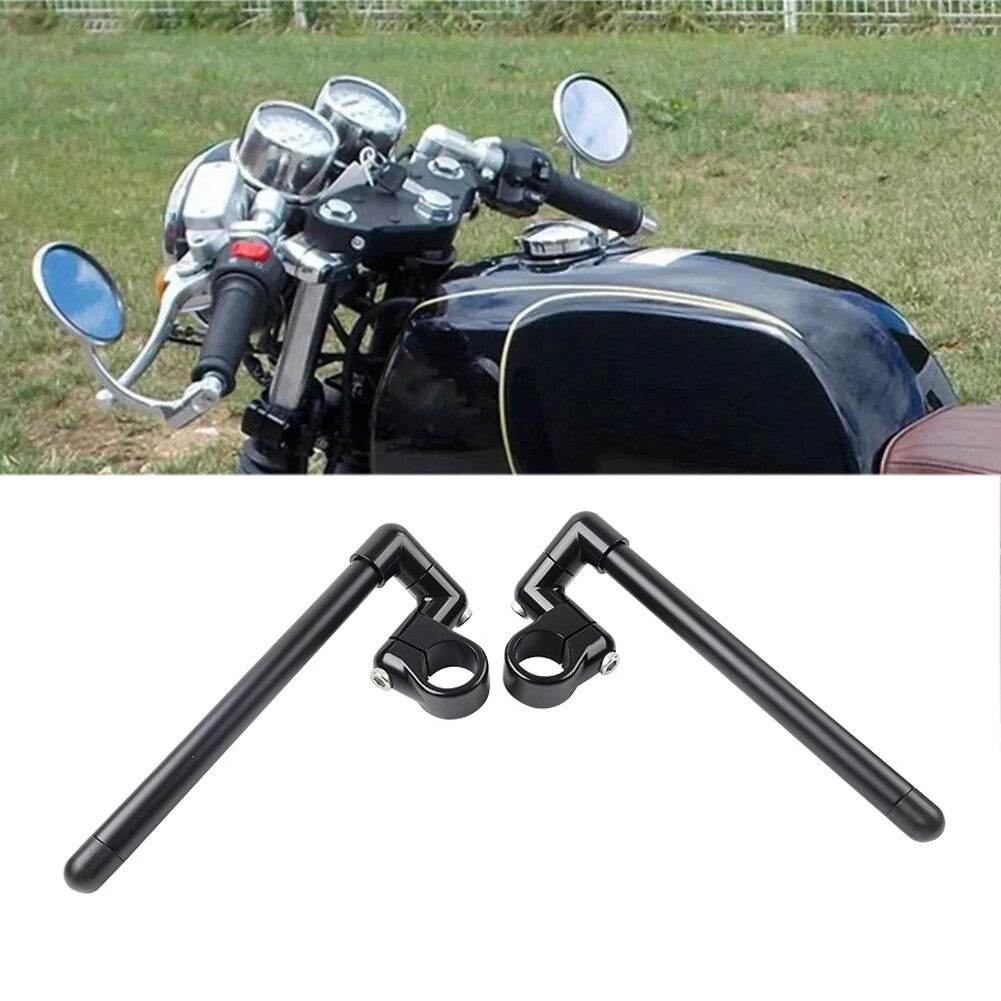 Cafe Racer Bars 7/8 Motorcycle Universal Clip-On Handlebar Fork Tube 36MM