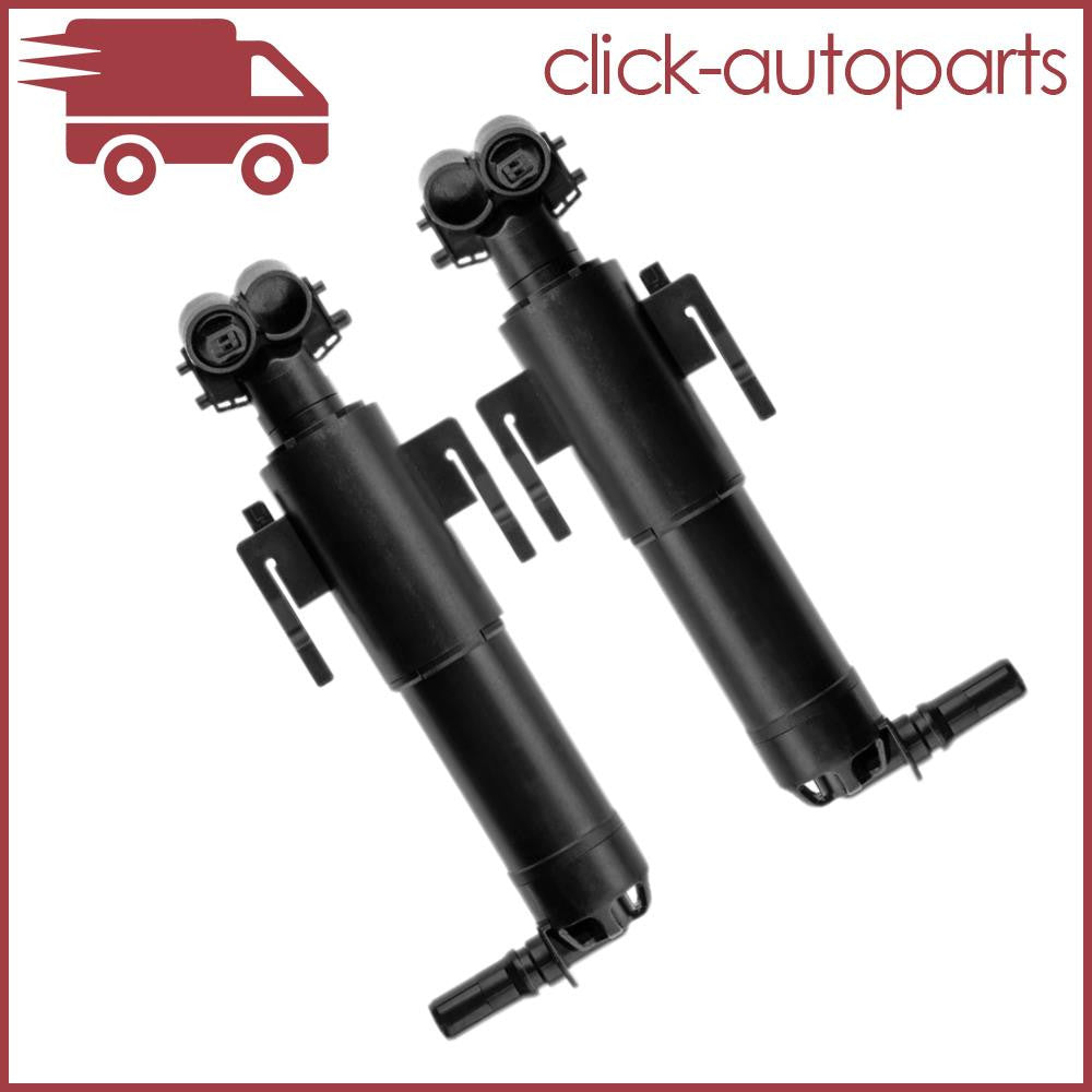 Pack of 2 Headlight Washer Nozzle Jet for 5 Series G30 G31 6 Series G32 GT Black