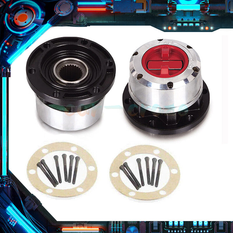 2 PCS MANUAL LOCKING HUB for SUZUKI SAMURAI for SIERRA SIDEKICK LOCK OUTS AVM438HP