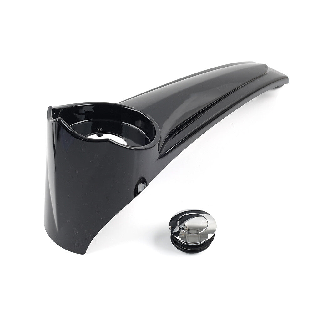 Stretched Dash Panel + Gas Tank Cap Cover for Harley Electra Street Glide 86-07 Q