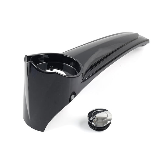 Stretched Dash Panel + Gas Tank Cap Cover for Harley Electra Street Glide 86-07 Q