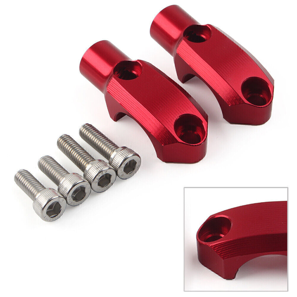 for BMW F900XR 2019-2021 2020 Red Master Cylinder Mirror Clamp Mount Bracket