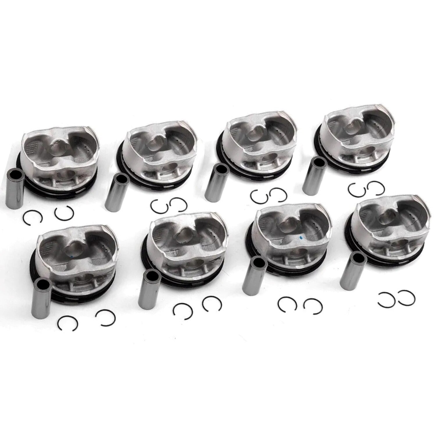 8-Piece Piston Ring Set for W212 W221 GL550 E500 S550 M273 V8 5.5-