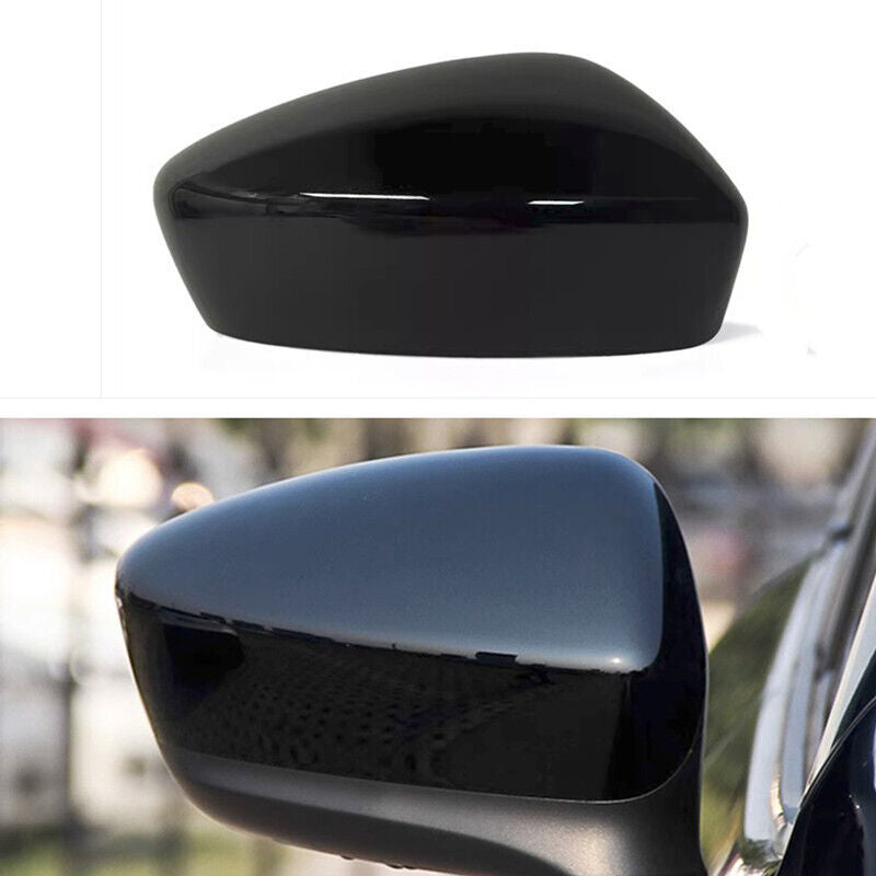 Right Black Rear View Side Mirror Cover Shell Cap for Mazda CX5/CX-5 2013-2014
