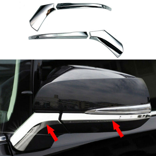 ABS Chrome Rearview Mirror Side Molding Cover Trim Fit for Toyota RAV4 2019-2022