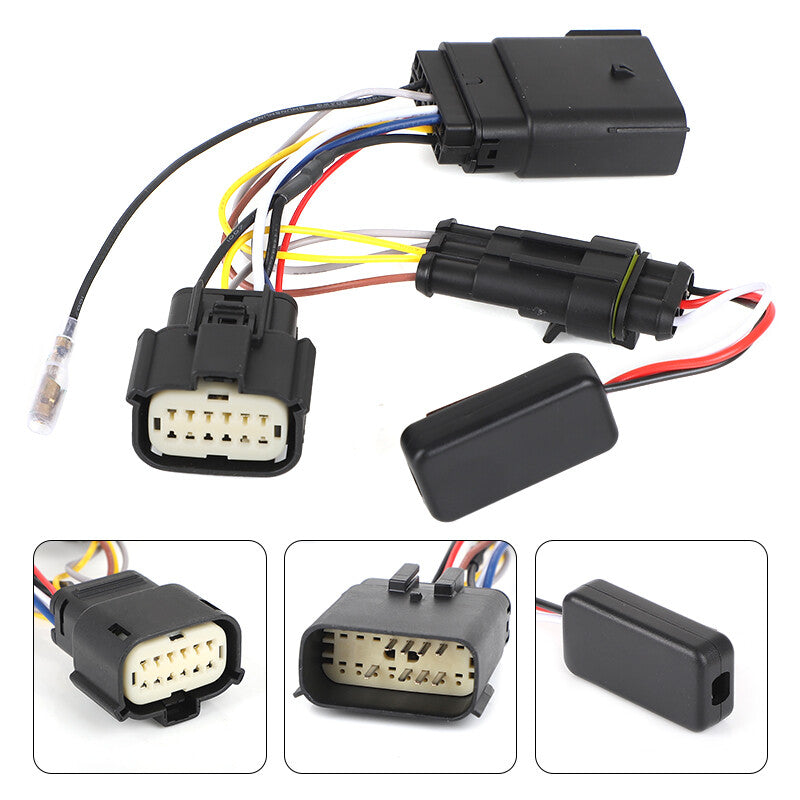 AlphaRex Converter Harness Wiring Kit LED Projector Headlight for 19-24 for Ram 2500