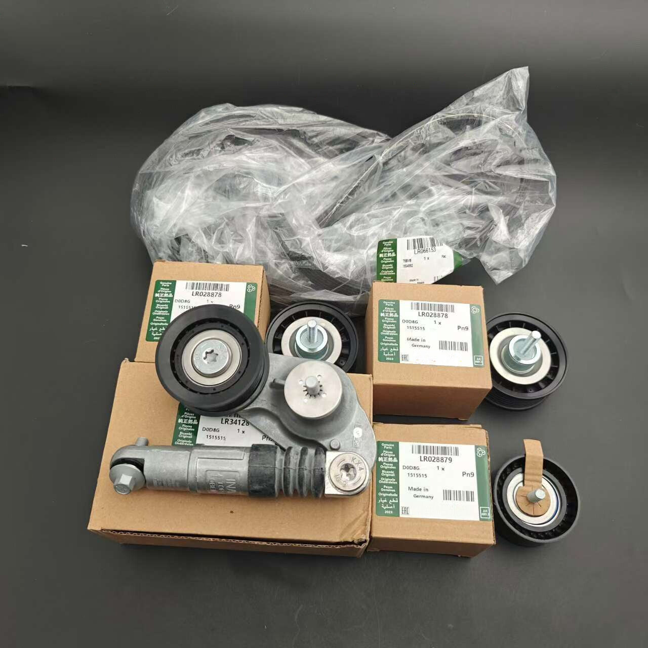 New Idler drive belt tensioner pulley kit for Range Rover Evoque 2.0L 2012-2017