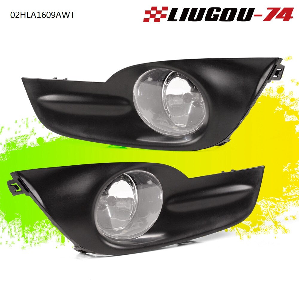 Suitable for 2013-15 Altima Sedan 4-door pair of anti-collision fog lights with protective covers- v