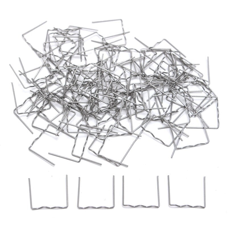 100pcs RS16 0.6mm Flat Staples Hot Stapler For Car Auto Bumper Weld Torch Repair