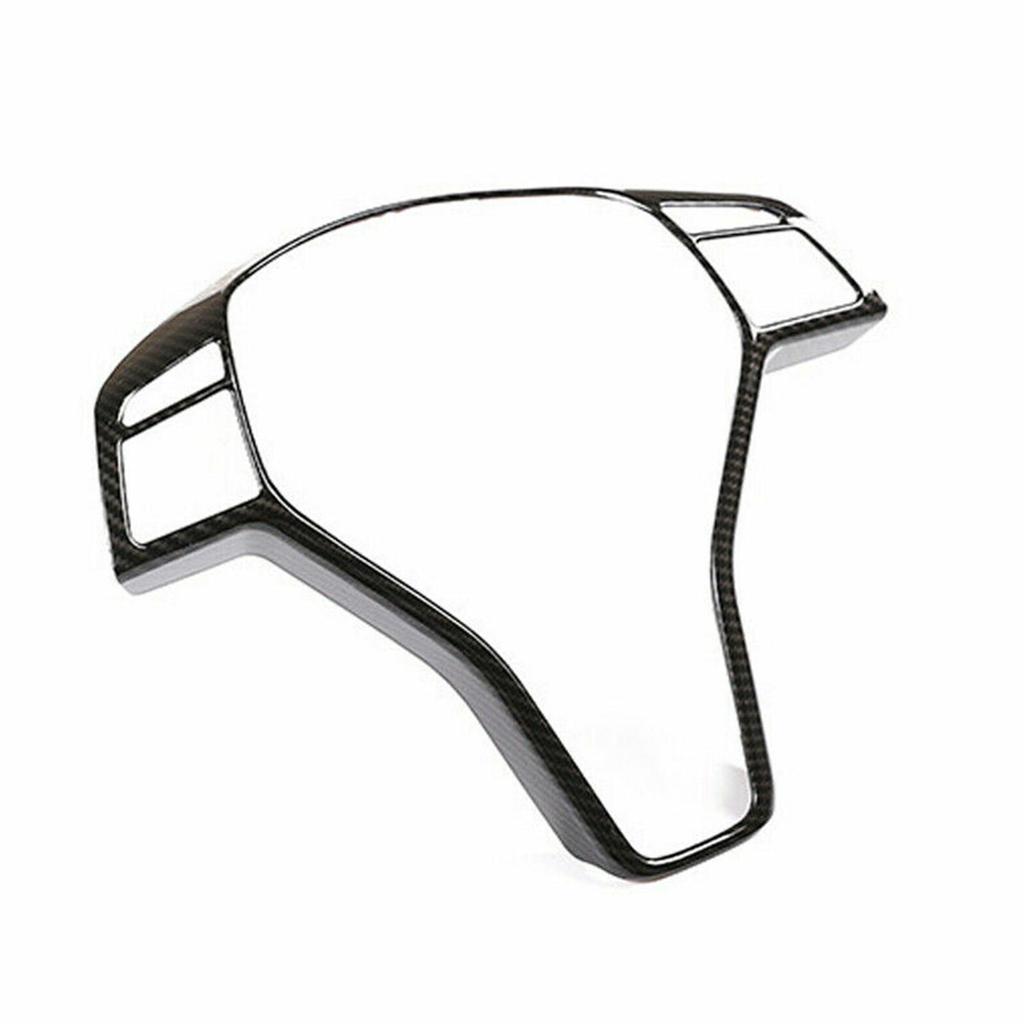 Carbon Fiber Color Steering Wheel Cover Trim Fit for Benz Class A B C W204 W212