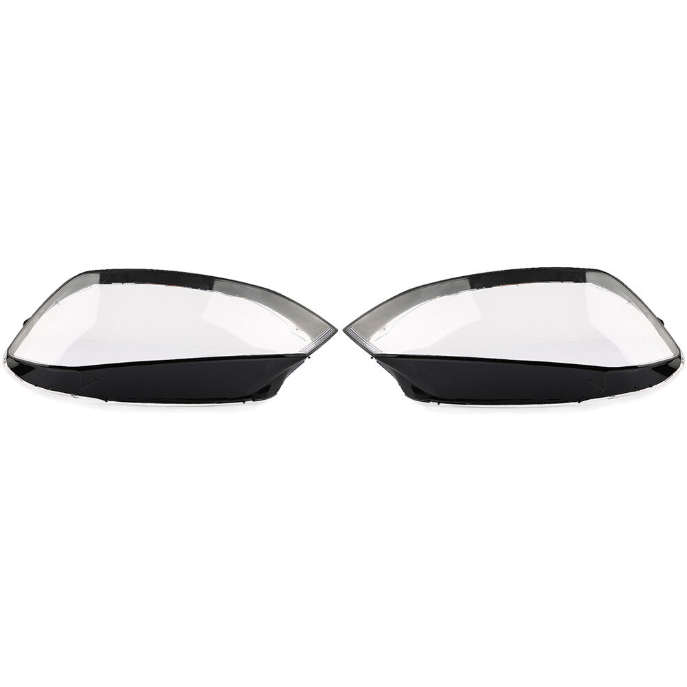 Pair Front Headlight Lens Cover Lampshade Clear for VW for Golf 7 2014-2017 L+R