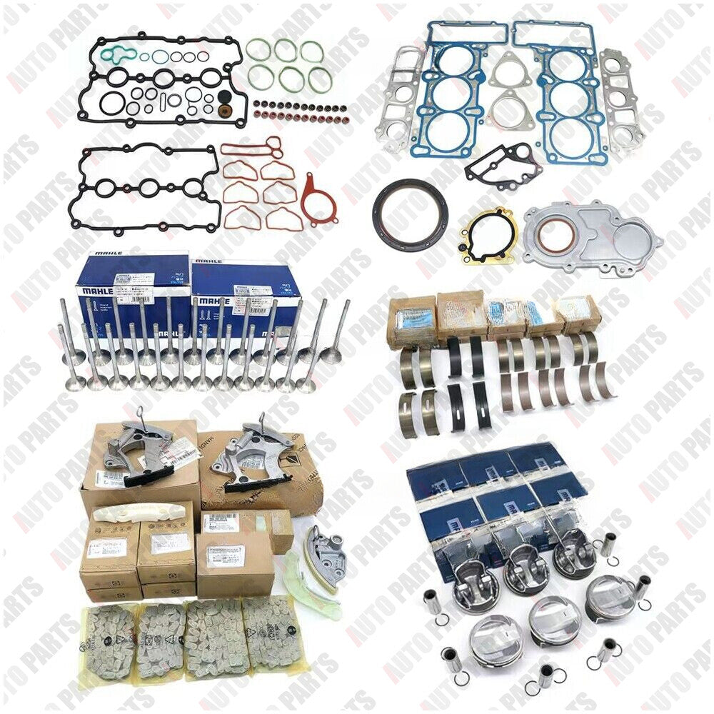 6-Piece Piston Ring Set STD mast 84.5 mm for , for Audi S4 S5 A6 A7 3.0 TFSI EA839 H