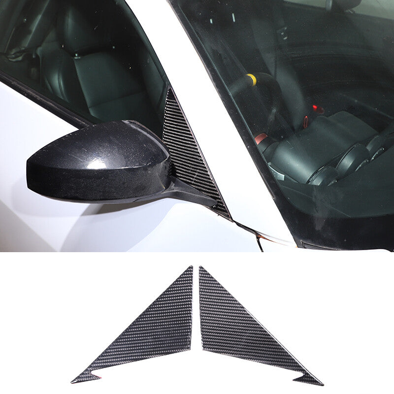 ABS matte black navigation screen outer frame cover for Corvette C8 2020-2023