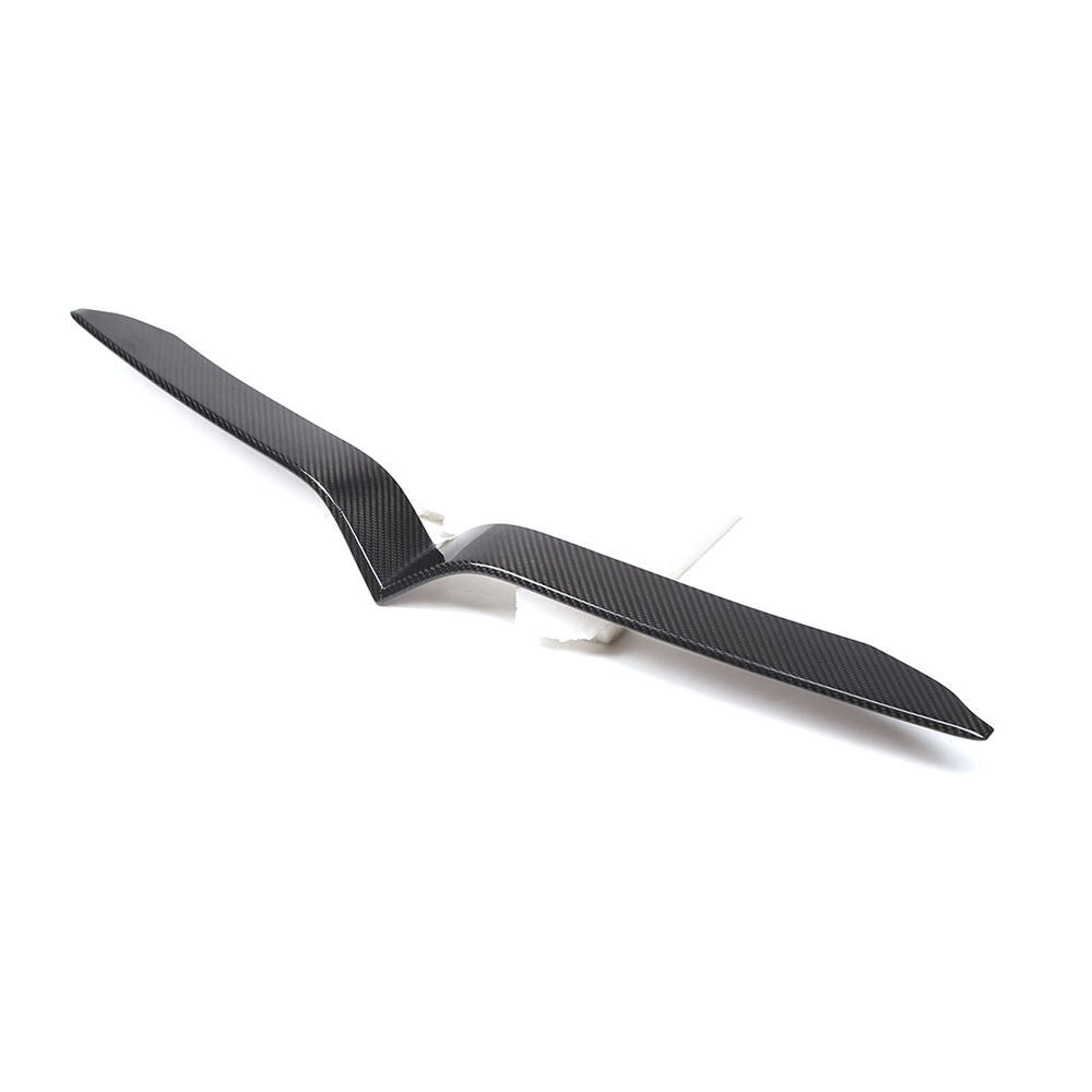 Real Carbon Front Bumper Grille Cover Molding Trim for Model S 2023-2024 n