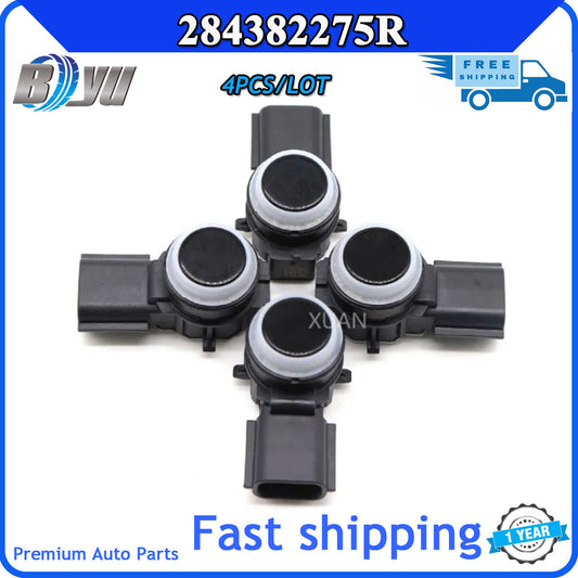 Suitable for Reverse Assist 284382275R 0263023699 28438 2275R 4PCS parking sensor bumper - v