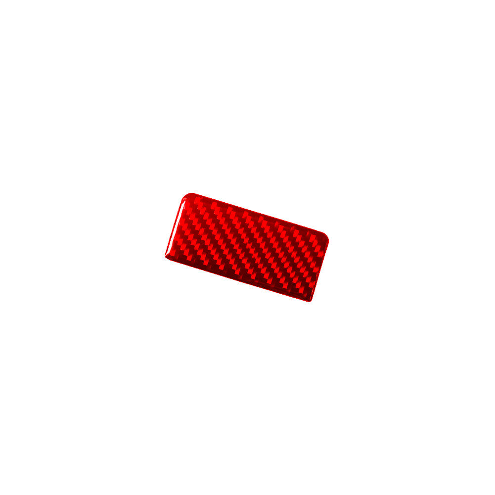 Red Glove Box Switch Trim Decoration Carbon Fiber for Toyota Tacoma 2012-2015
