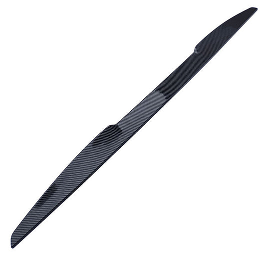 Car Rear Roof Trunk Spoiler Wing Lip Trim Sticker Carbon Fiber Cars Accessories