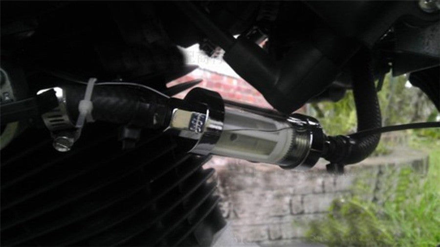 1PC Fuel Filter Motorcycle Fuel Gas Filter Petrol Diesel Inline Tube 8mm 5/16'' Q