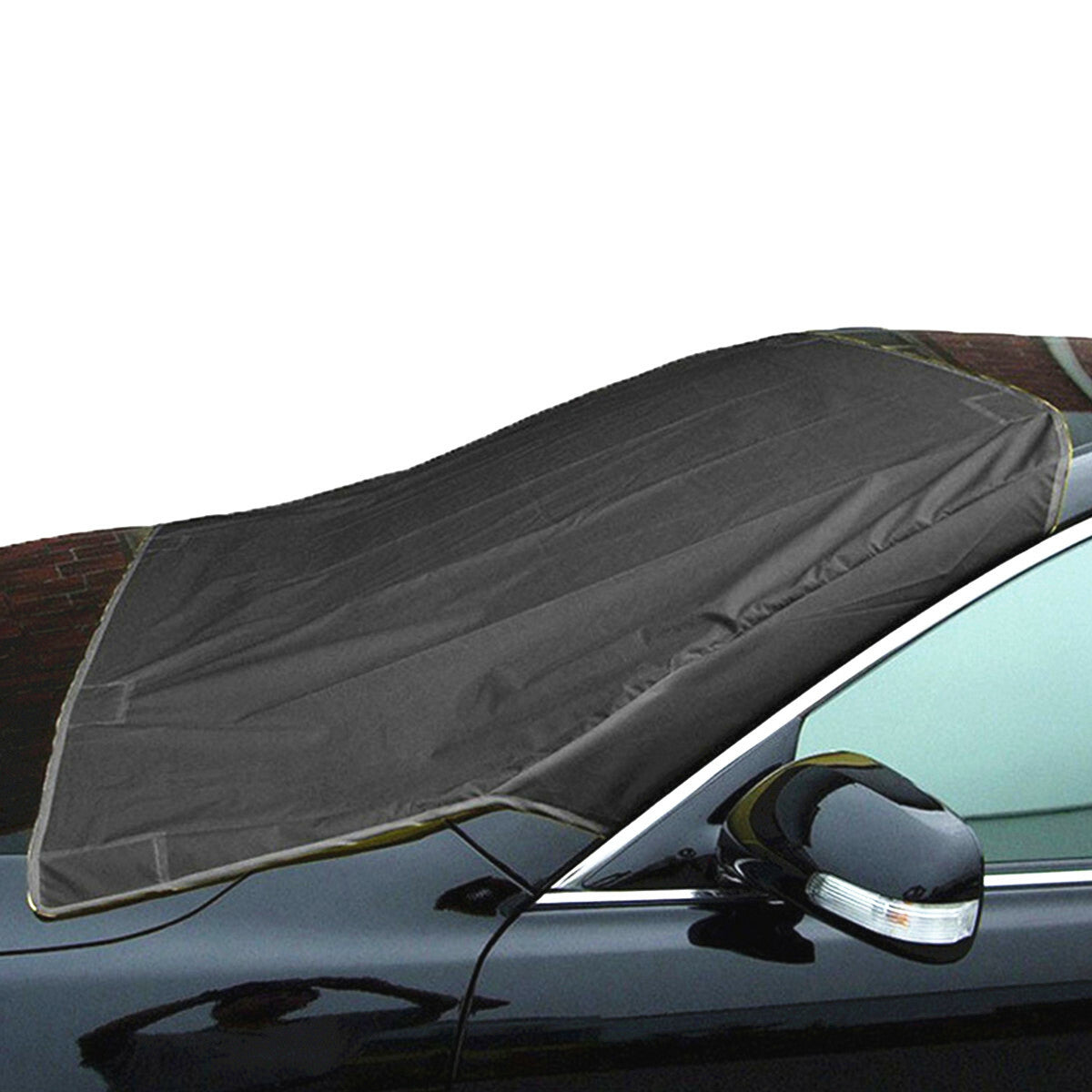 Car Windshield Snow Sun Cover Tarp Ice Scraper Frost Removal Protector Trim