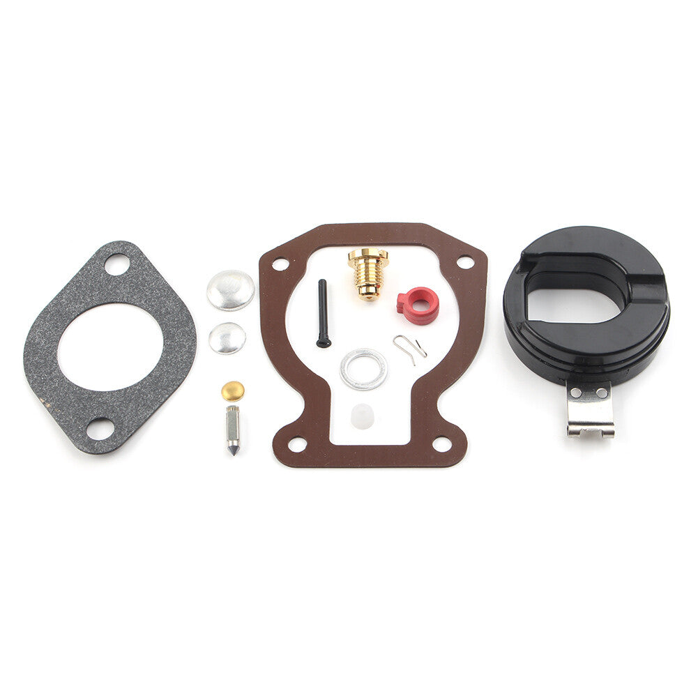 For Johnson Evinrude 9.9 HP 15 HP 1974-88 398453 Carburetor Rebuild Kit w/ Float