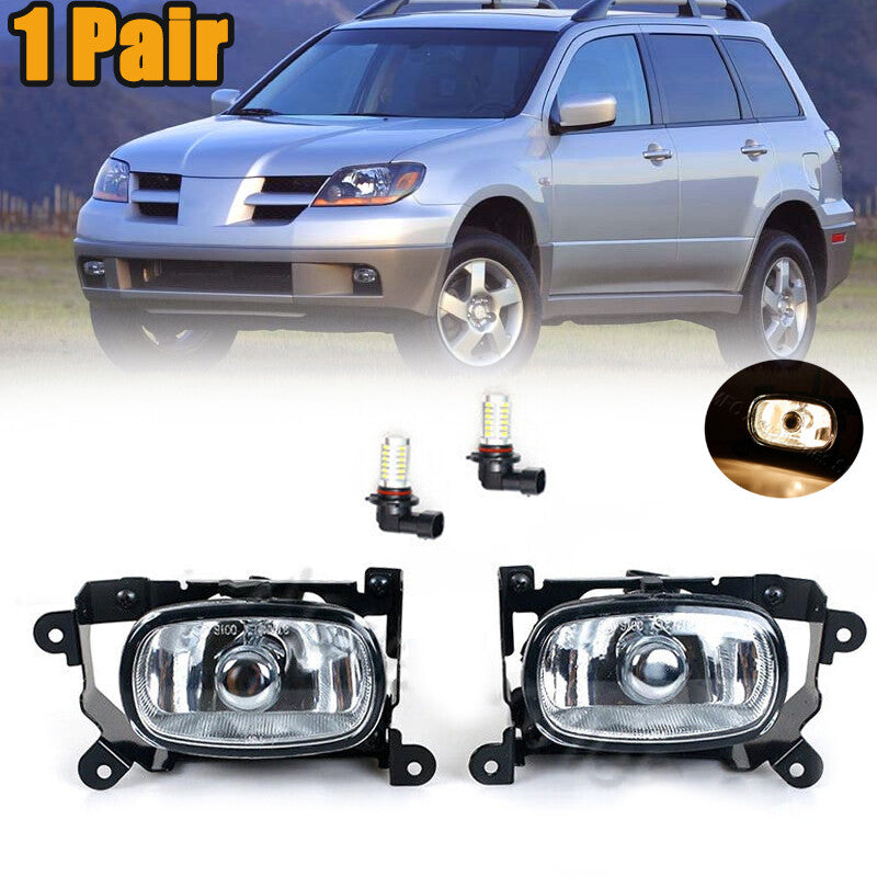 Left Right LED Fog light Lamp Driving Lamp for Mitsubishi Outlander 2004-2006
