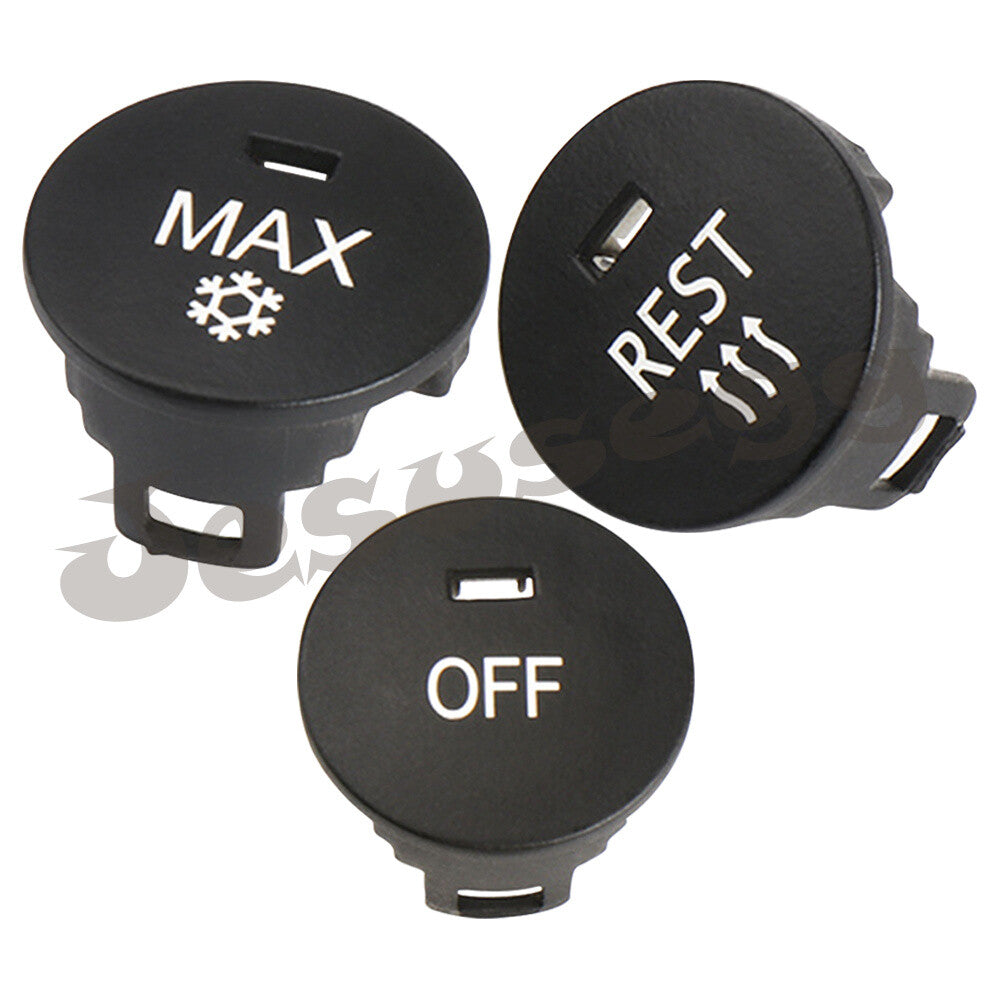 1 Set for BMW E60 E61 E63 E64 5 6 Series M5 M6 Front A/C Speed Switch Button Cap