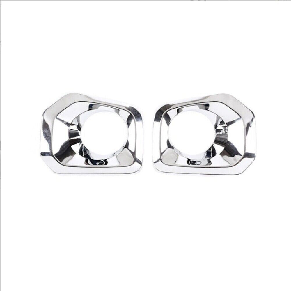 2pcs/set ABS Chrome Front Fog Light Lamp Trim Fit for Tacoma 2016-2023 n
