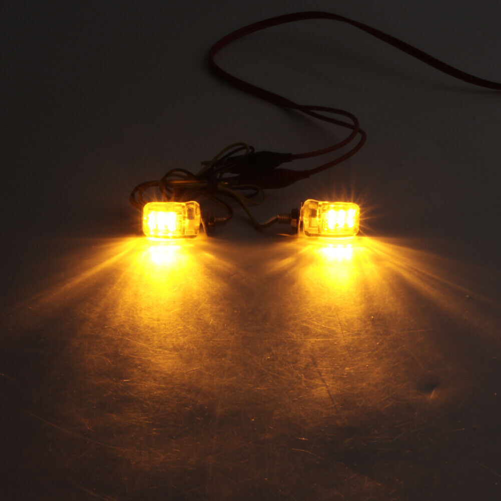 Turn Lights Universal LED Motor Turn Signal Indicator Light Warning Blinker Lamp Q