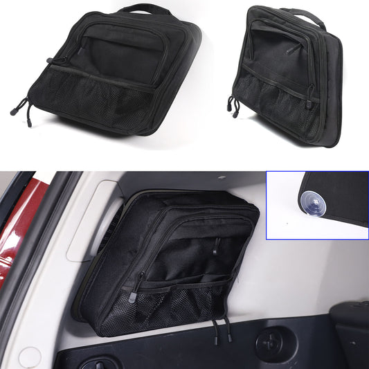 2-Piece Rear Door Window Mounted Side Storage Bags for FJ Cruiser 2007 - 2021 n
