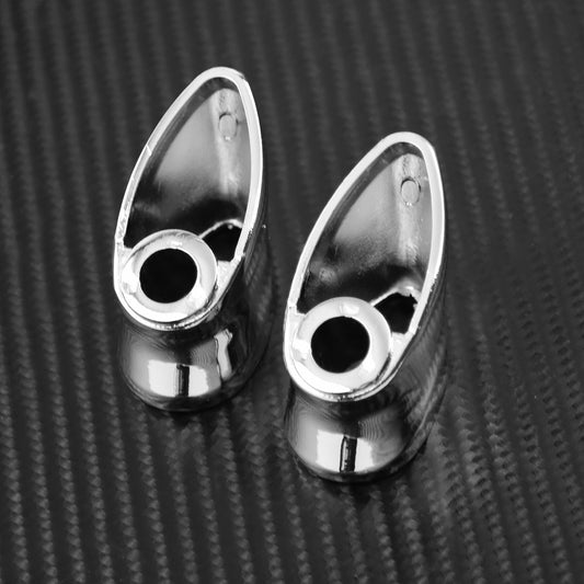 Chrome Front Short Turn Signal Brackets Fit for Harley Street Glide Sportster Q