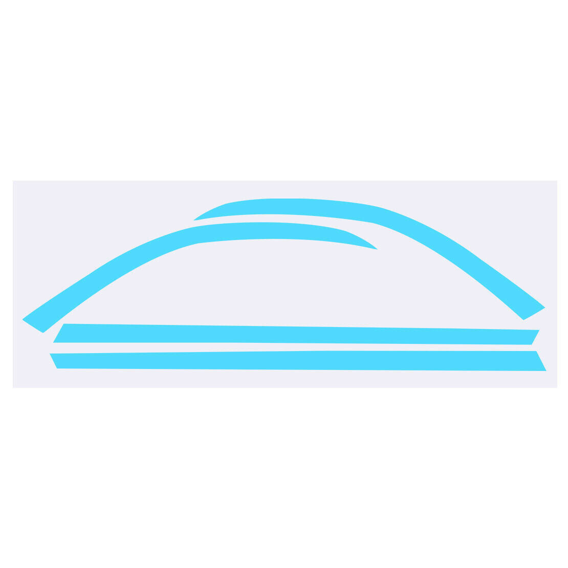 Blue Daytime Running Light DRL LED Sticker Fit for Hyundai Sonata DN8 20-21 Q