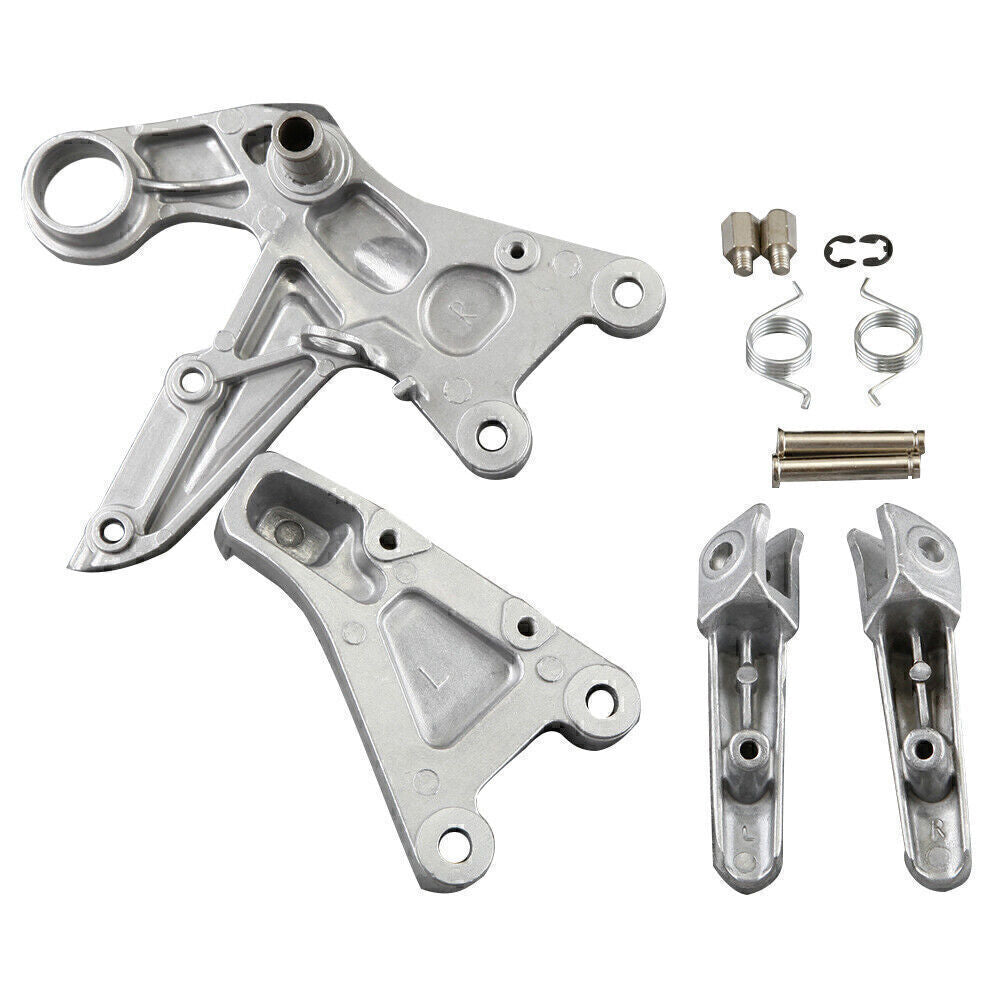 for HONDA 2008 2009 10 11 CBR 1000RR Front Rider Footrest Foot Pegs Brackets