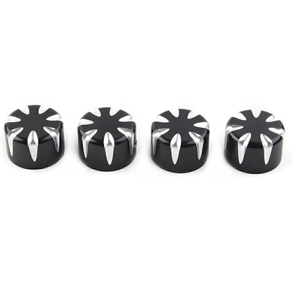 for Harley 883 4x Motorcycle Engine Screw Topper Cover Head Bolt Caps Black Q