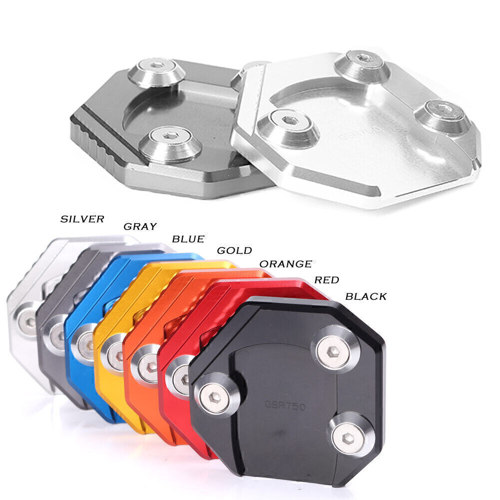 for Suzuki GSR750 2011-2015 & GSX-S1000/F 2015-16 Side Stand Kickstand Plate Pad Q