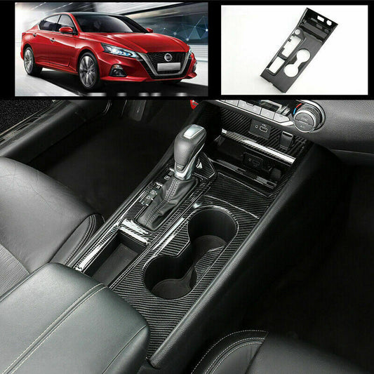 Carbon Fiber Central Console Gear Shift Panel for Nissan TEANA Altima 2019-2022
