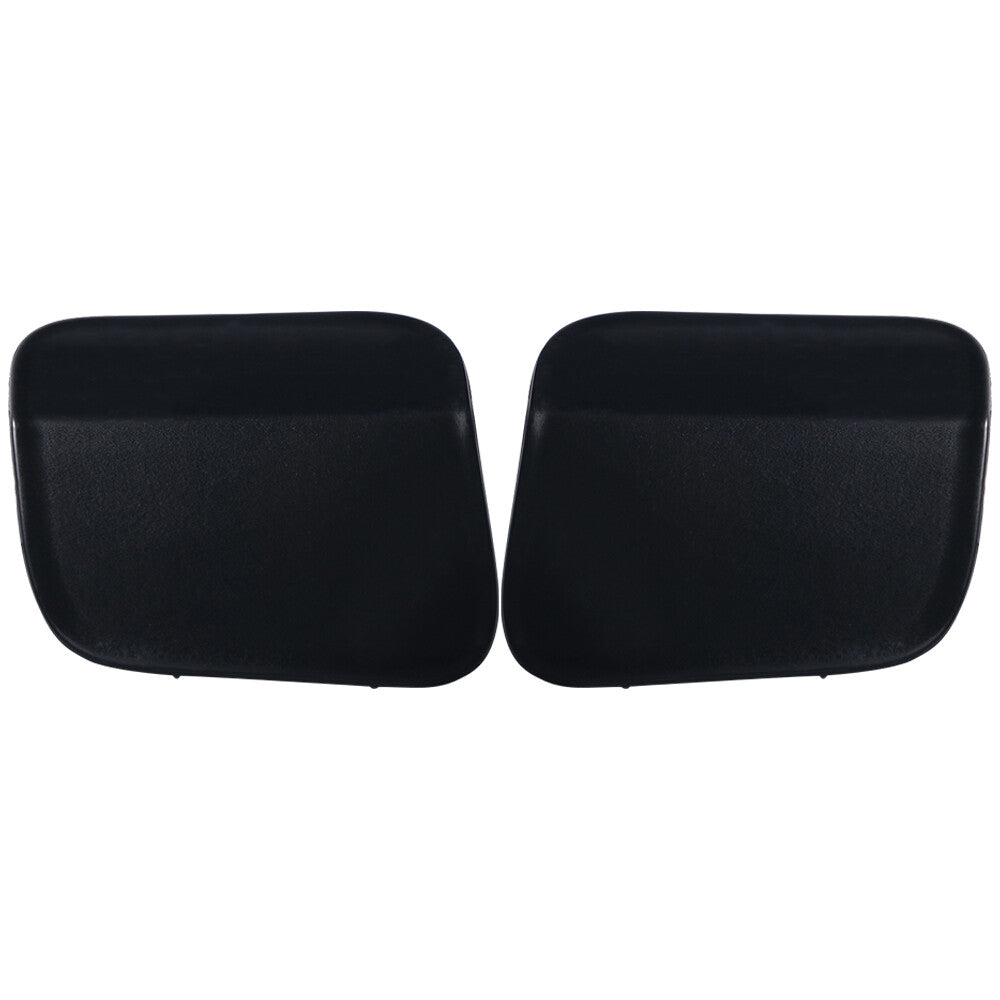 Bumper Tow Hook Covers Fits for Toyota Highlander 2014-2016 Unpainted Left and Right Q