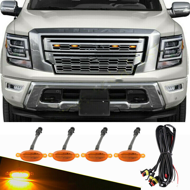 for Jeep Compass 2017-2020 ABS Chrome Front Grille Bumper Protector Cover Trim v